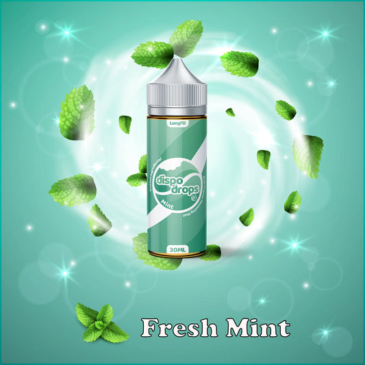 Dispo Drops - Mint 120ml Longfill