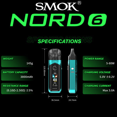 Smok - NORD 6 Pod System