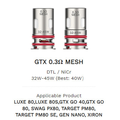 Vaporesso - GTX Replacement Coil